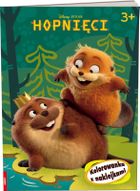 Hopnięci. Kolorowanka z naklejkami