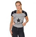 Hoppediz, Bondolino plus, Popelina, nosidełko ergonomiczne, Grau&Stern Slim Fit
