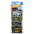 Hot Wheels, Batman, Samochodziki 5-pak, zestaw