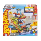 Hot Wheels City, Kaskaderski garaż, Mega transformacja, zestaw do zabawy z autem