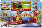 Hot Wheels, Monster Trucks, Demolka na stacji, zestaw