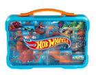 Hot Wheels, walizka na samochodziki z podświetlanym logo