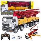 Huina, ciężarówka z dźwigiem, pojazd budowlany, zdalnie sterowany, 1:18