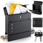 Humberg, skrzynka na listy, antracyt, 37-37-10,5 cm, HM-863