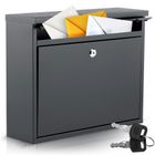 Humberg, skrzynka na listy, czarna, 37,5-30,5-12 cm, HM-860