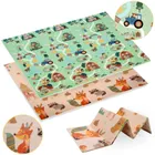 Humbi, dwustronna mata edukacyjna z pianki XPE, wieś i las, 180-200 cm