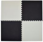 Humbi, kontrastowa mata piankowa, puzzle, biało-czarna, 62-62-1 cm, 4 szt.