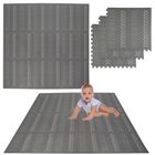 Humbi, mata piankowa, puzzle, szare, 62-62 cm, 9 szt.