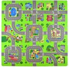 Humbi, Ulice miasta, mata piankowa, puzzle, 31,5-31,5-1 cm, 9 szt.