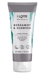 I Love, Naturals Hand & Body Lotion, balsam do ciała i rąk, Bergamot & Seaweed, 100 ml