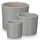 IberGarden, doniczki ceramiczne, średnica 14, 17, 22 cm, 3 szt.