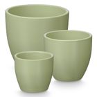 IberGarden, zestaw okrągłych doniczek, średnica 14, 17, 22 cm