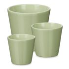 IberGarden, zestaw stożkowych doniczek, średnica 14, 17, 22 cm