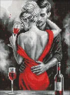 Ideyka, diamentowa mozaika, Czerwona miłość, 30-40 cm