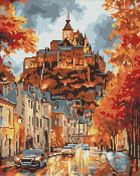 Ideyka, diamentowa mozaika, Jesienne Miasteczko, 40-50 cm