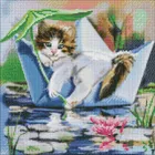 Ideyka, diamentowa mozaika, Relaks w lecie, 40-40 cm