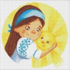 Ideyka, diamentowa mozaika, Słoneczko, 30-30 cm