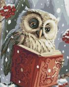 Ideyka, diamentowa mozaika, Sprytna sowa, 40-50 cm