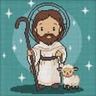 Ideyka, diamentowa mozaika, Ukochany Jezus, 30-30 cm