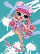 Ideyka, L.O.L. Surprise, malowanie po numerach, Tweens LOL Skate Dance..
