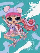 Ideyka, L.O.L. Surprise, malowanie po numerach, Tweens LOL Skate Dance..