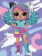 Ideyka, L.O.L. Surprise, malowanie po numerach, Tweens LOL Skate Dance Emma