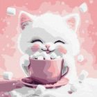 Ideyka, malowania po numerach, Kakao dla kota 2 Kids, 30-30 cm