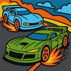 Ideyka, malowanie po numerach, Gorące wyścigi Kids