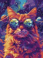 Ideyka, malowanie po numerach, Gwiezdne okulary, 30-40 cm