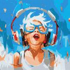 Ideyka, malowanie po numerach, Jego letnie rytmy, 50-50 cm