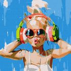 Ideyka, malowanie po numerach, Jej letnie rytmy, 50-50 cm