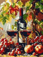 Ideyka, malowanie po numerach, Jesienne wino, 30-40 cm