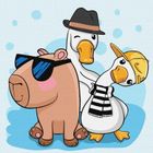 Ideyka, malowanie po numerach, Kapibara i przyjaciele