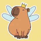 Ideyka, malowanie po numerach, Kapibara-wróżka