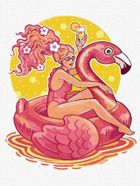 Ideyka, malowanie po numerach, Letni odpoczynek, 30-40 cm