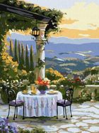 Ideyka, malowanie po numerach, Malownicza kolacja, 30-40 cm