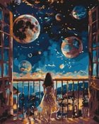 Ideyka, malowanie po numerach, Marzycielska noc, 40-50 cm