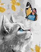 Ideyka, malowanie po numerach, Marzycielskie Kociątko