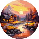 Ideyka, malowanie po numerach, Panorama gryska, 39-39 cm