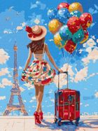 Ideyka, malowanie po numerach, Pierwsza podróż, 30-40 cm