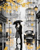 Ideyka, malowanie po numerach, Pocałunek w deszczu 40-50