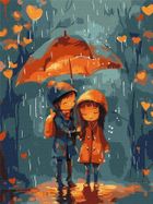 Ideyka, malowanie po numerach, Pod parasolem, 30-40 cm