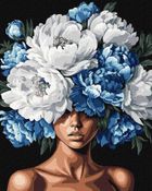 Ideyka, malowanie po numerach, Rozkwitająca myśl, 40-50 cm