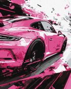 Ideyka, malowanie po numerach, Różowy styl, 40-50 cm