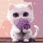 Ideyka, malowanie po numerach, Słoneczne mruczenie 30-30