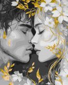 Ideyka, malowanie po numerach, Spojrzenie ustami, 40-50 cm