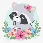 Ideyka, malowanie po numerach, Szop Kwiatowy, 30-30 cm