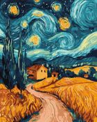 Ideyka, malowanie po numerach, Ukraińska noc, 40-50 cm