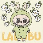 Ideyka, malowanie po numerach, Wesoły Labubu, 25-25 cm