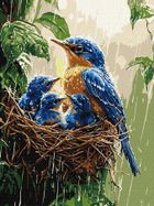 Ideyka, malowanie po numerach, Wiosenny deszcz, 30-40 cm